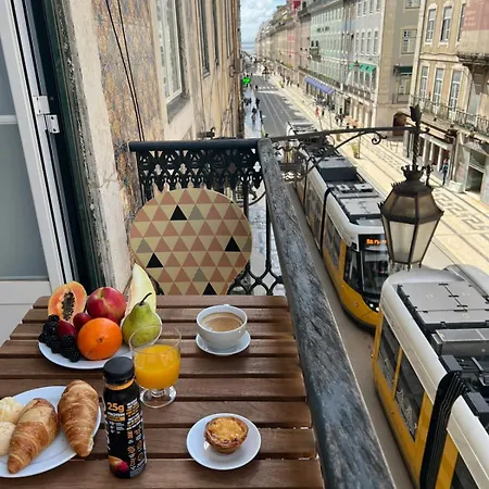 No Centro Com Varanda E Vista Апартаменты