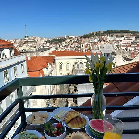 No Centro Com Varanda E Vista * Lisboa